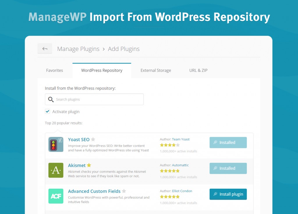 Import-from-WordPress-repository