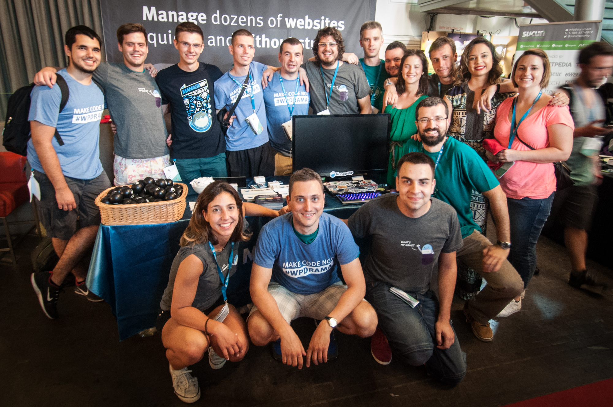 ManageWP crew at WordCamp Europe 2016