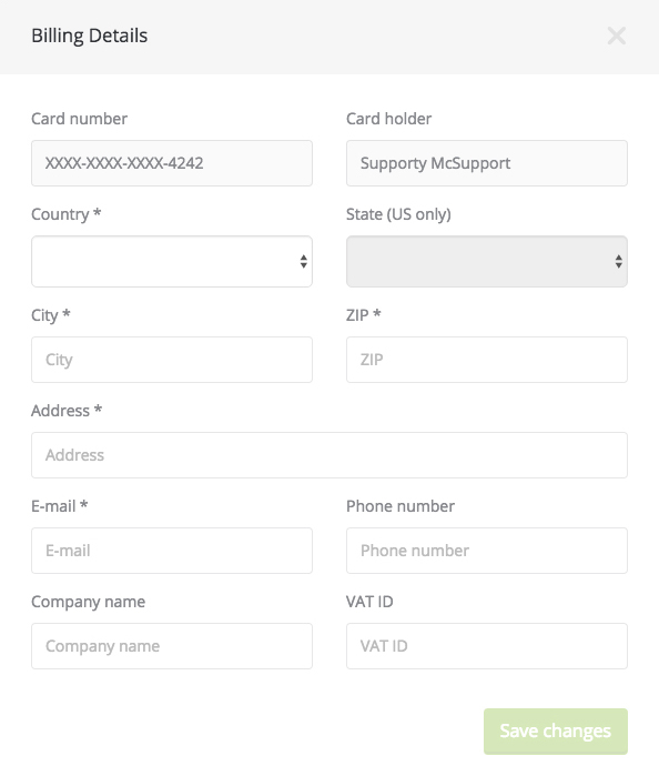 Orion sales tax and VAT