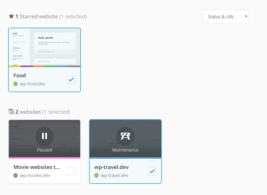 ManageWP dashboard visual improvements