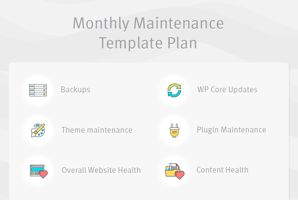 Monthly Maintenance Plan