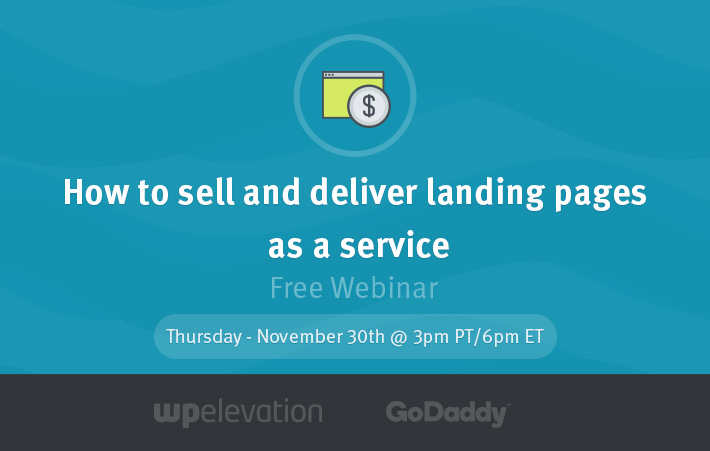 sell and deliver landing pages