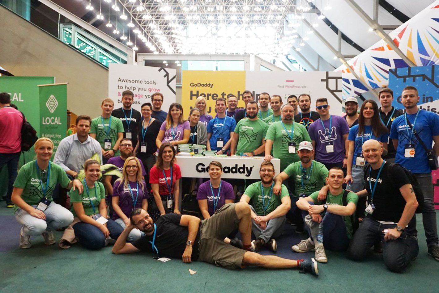 GoDaddy Team at WCEU 2018