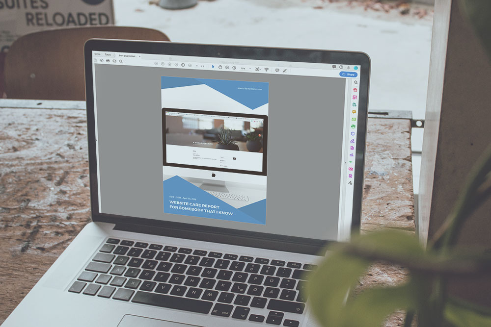 New client report design