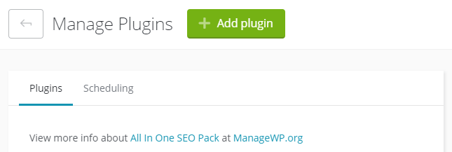 Adding more plugins to your sites.