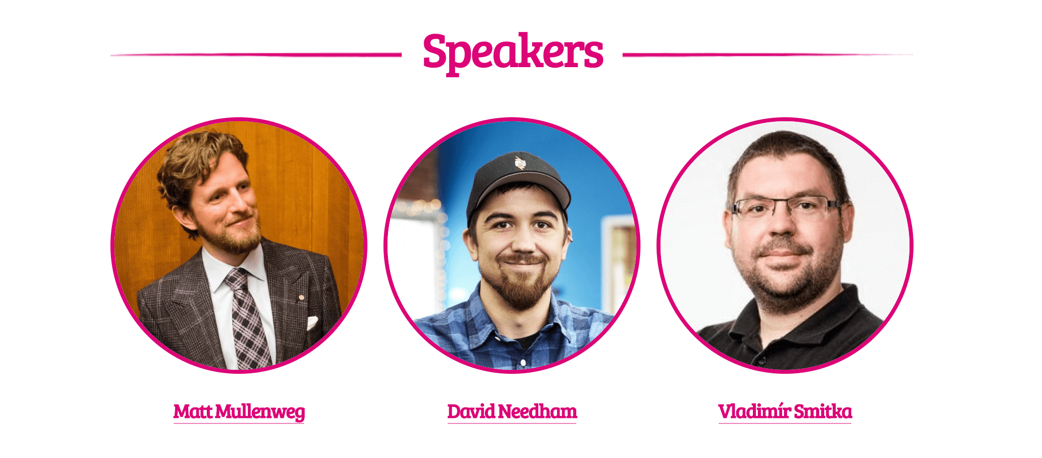 The Speakers page for WordCamp Europe 2019.