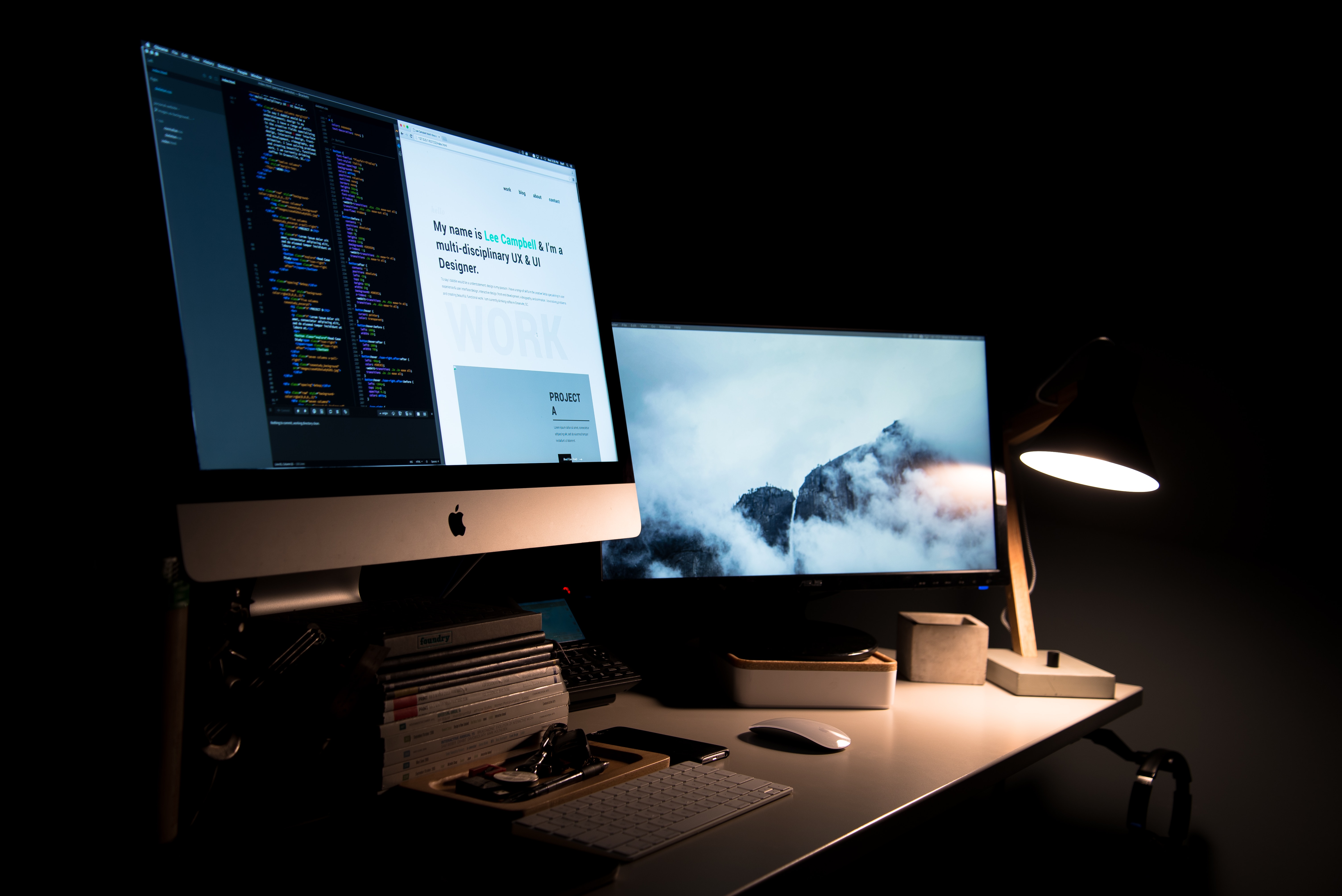 Mac with web design and dev tools