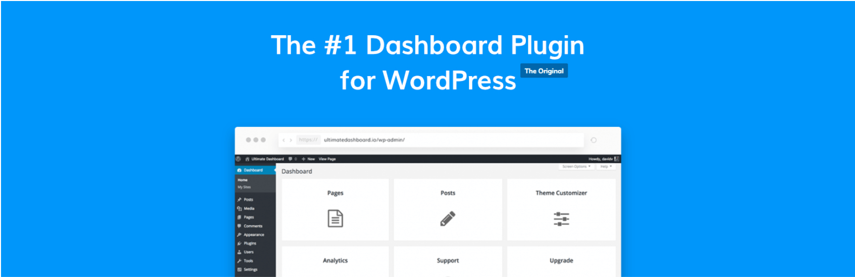 The Ultimate Dashboard plugin.