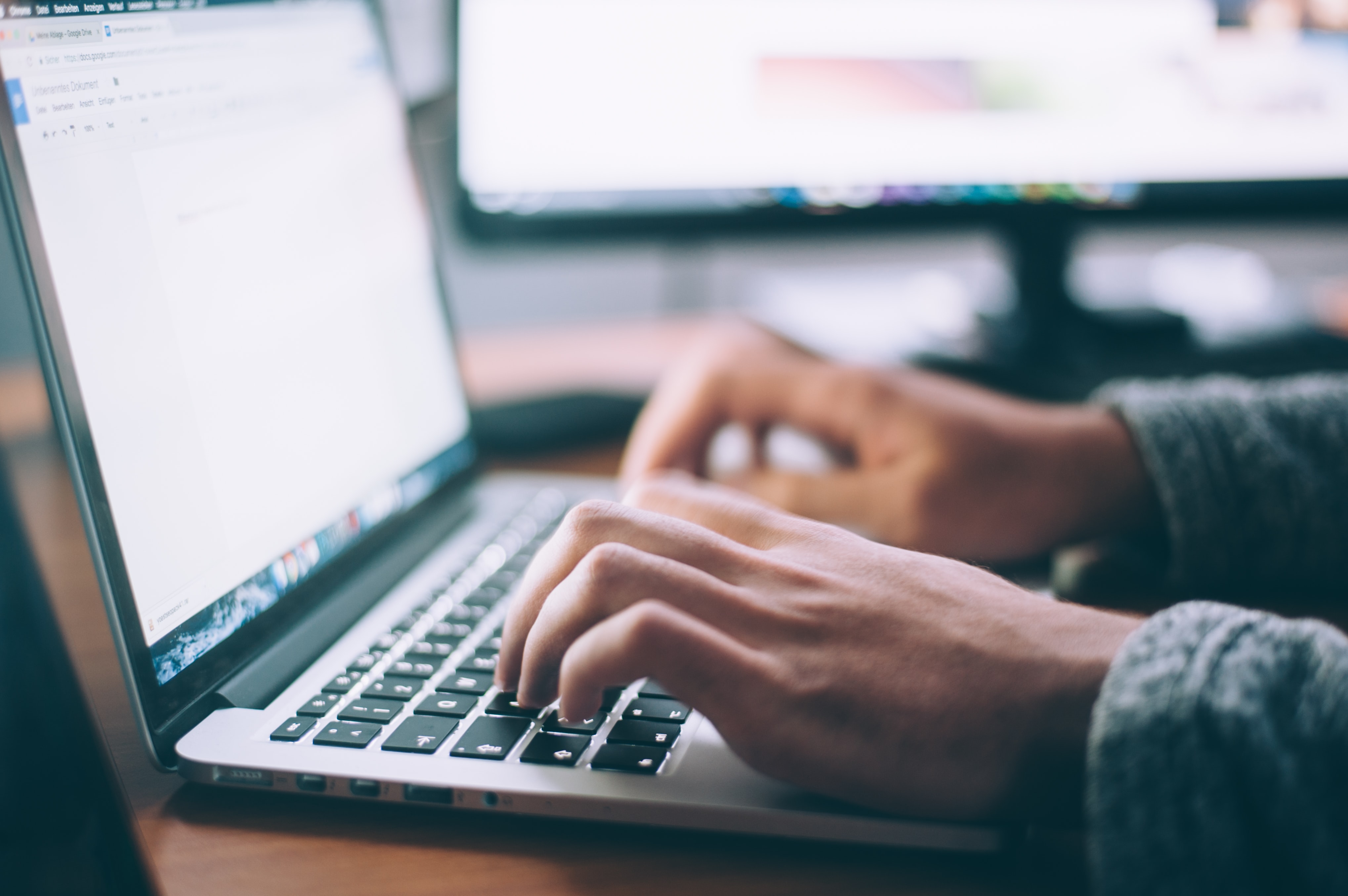 Typing on Mac