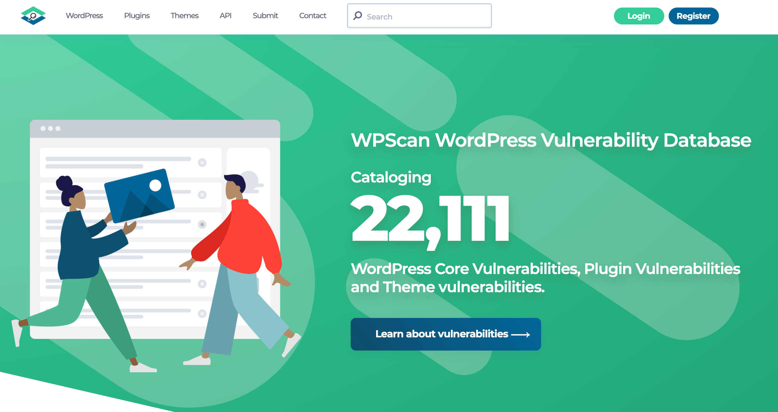 The WPScan vulnerability exploits database.