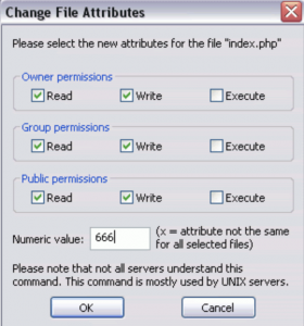 Change File Attributes