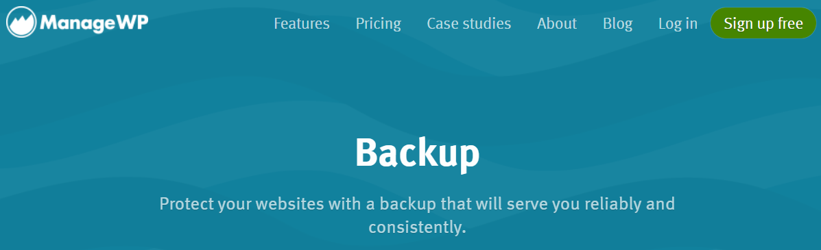 ManageWP backups. 